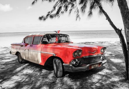 Obrazek Transport i komunikacja Samochód Havana Miami Kuba Chevrolet