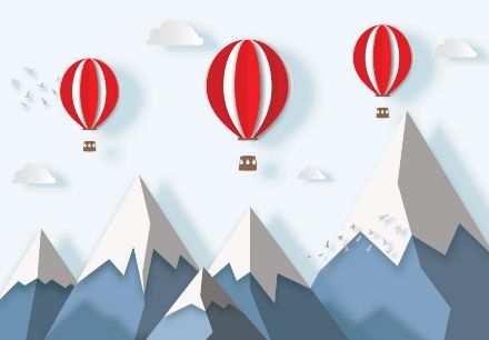 Obrazek 13609 - Ballonfahrten über die Berge