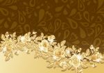 Obrazek 10375 - Goldene Rosen und Blumenherzen