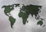 Obrazek 10422 - Grüne und graue Öko-Weltkarte