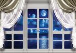 Obrazek 10625 - Blick auf den Nachthimmel aus dem Fenster