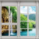Obrazek 10642 - Blick auf den Wasserfall aus dem Fenster
