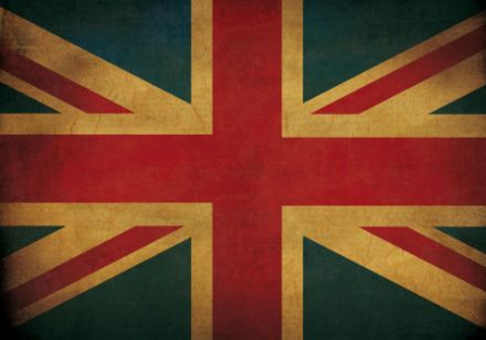 Obrazek Flaga Wielka Brytania Vintage Union Jack
