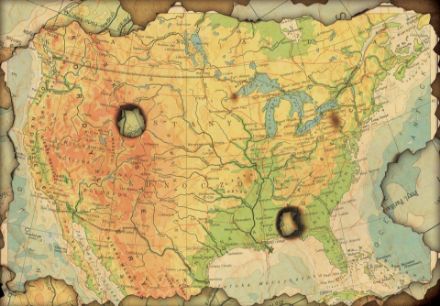 Obrazek Mapa Świata Globus Atlas Vintage