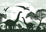Obrazek 13732 - Grüne Dinosaurier 2
