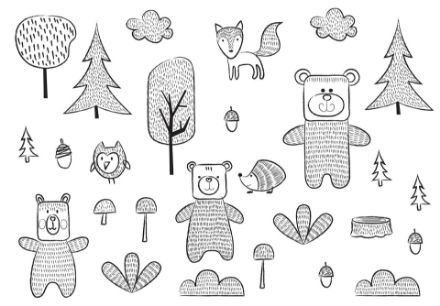 Obrazek 13768 - Wald und Bären