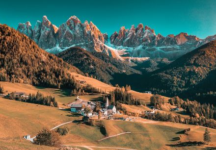 Obrazek 14019 - Krajobraz Natury Alpejska Dolina Góry