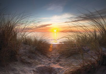 Obrazek 14022 - Krajobraz Plaża Zachód Słońca Widok 