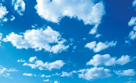 Obrazek Krajobraz Niebo Chmury Błękit Widok