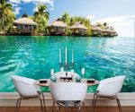 Obrazek 10228 - Malediven - Häuser und das Meer