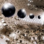 Obrazek 10233 - 3D-Tunnel aus Puzzleteilen mit Kugeln