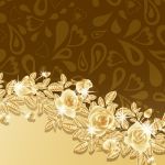 Obrazek 10375 - Goldene Rosen und Blumenherzen