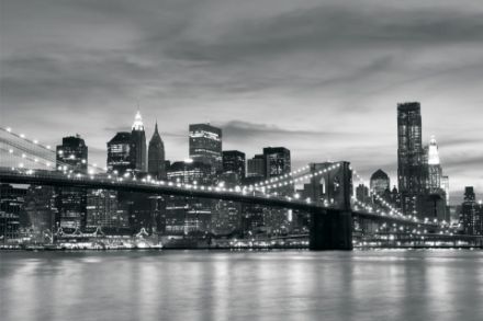 Obrazek Miasto Nowy Jork Most Czarno Biały