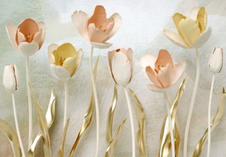 Obrazek 14105 - Natura Kwiaty Tulipany Abstrakcja 3D