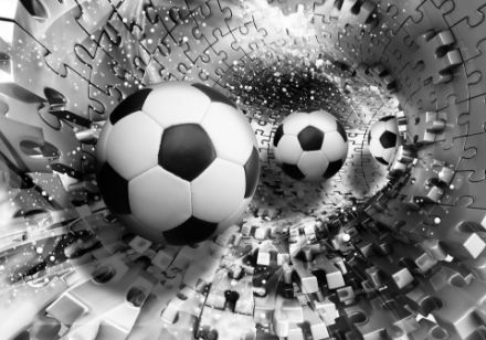 Obrazek Sport Piłka Nożna Abstrakcja 3D