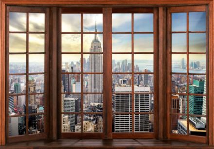 Obrazek 14204 - 3D Okno Widok na Nowy Jork 