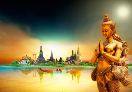 Obrazek 14307 - Państwa i kontynenty Azja Tajlandia Budda