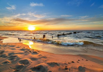 Obrazek 14620 - Plaża morze ocean słońce
