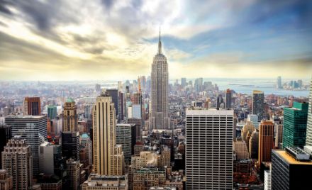 Obrazek Miasto Nowy Jork Wieżowce Panormama Miasta