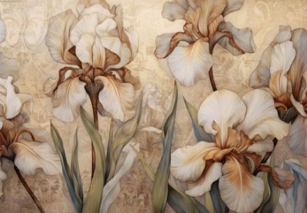 Obrazek 14727 - Natura Kwiaty Nowoczesne Irys