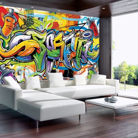 Obrazek Dla Młodzieży Graffiti Kolorowe Napisy Skate