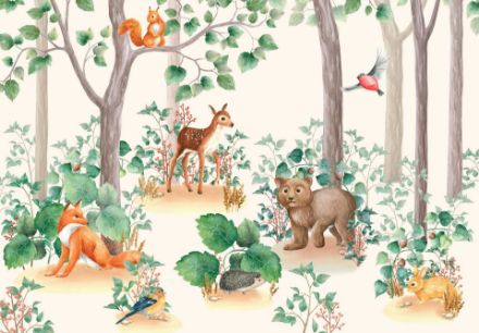Obrazek 14540 - Dla dzieci zwierzątka las