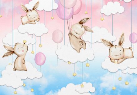 Obrazek 14539 - Bajka króliczki chmurki baloniki